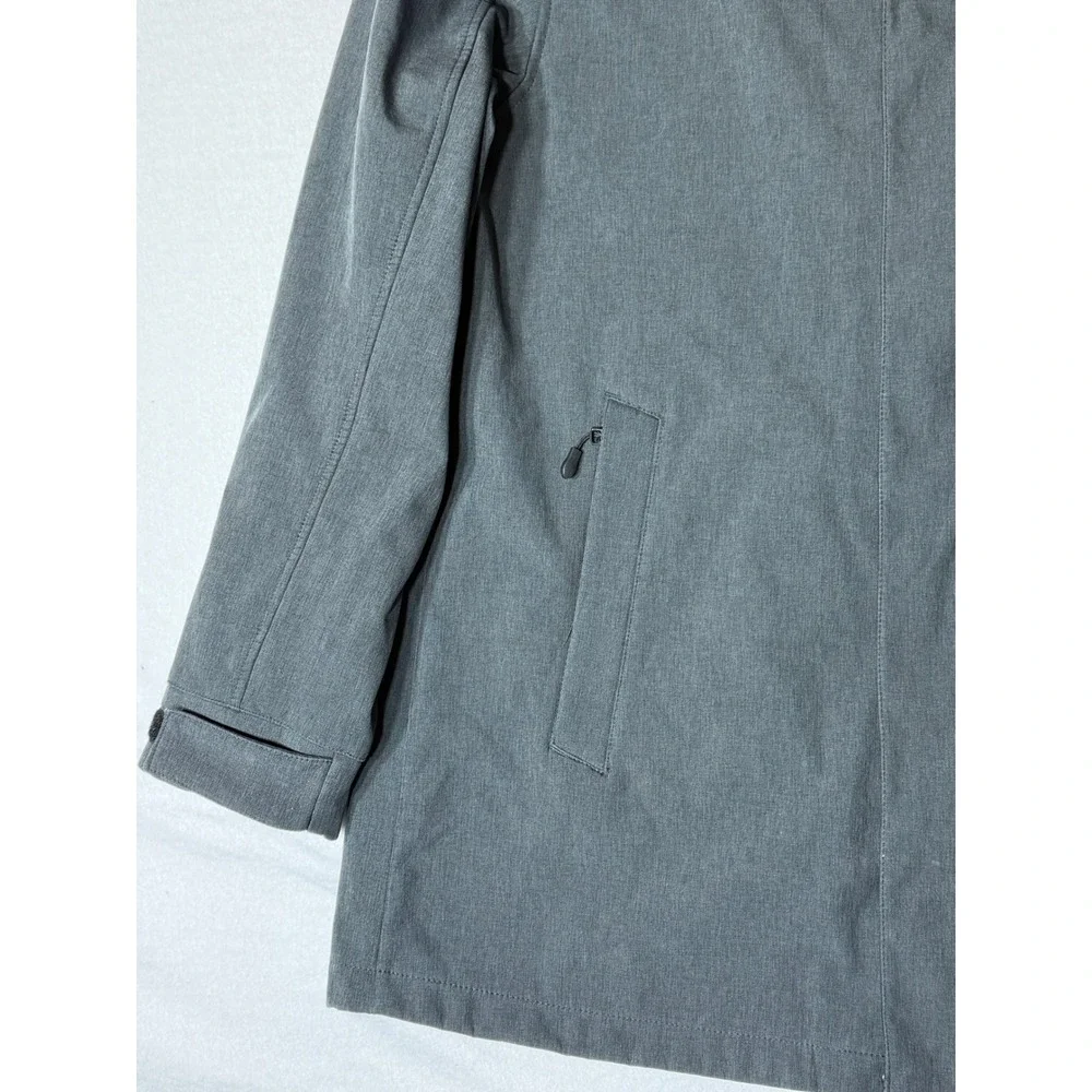 Tahari Men's Gray Hooded‎ Softshell Jacket Size L Waterproof Breathable